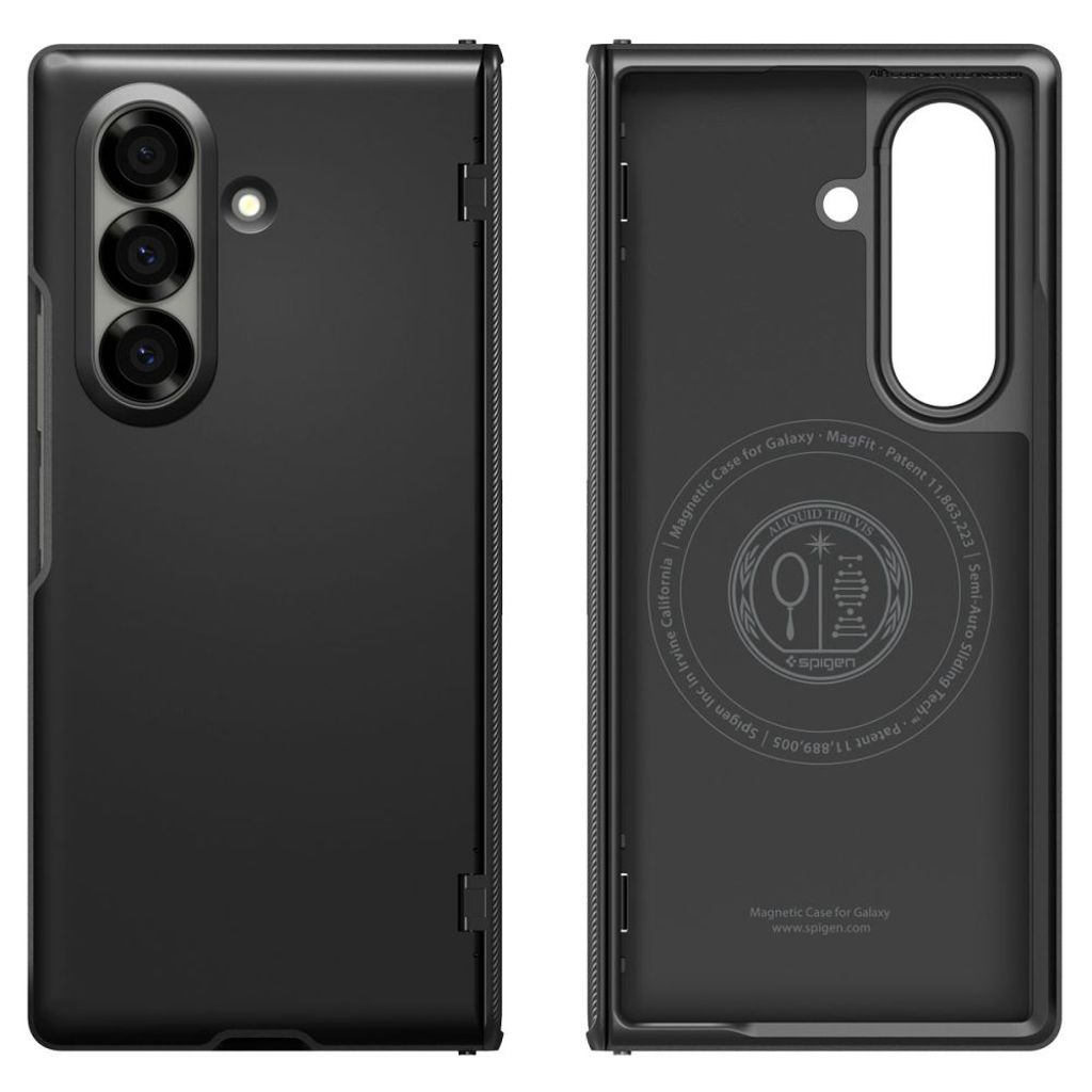 Spigen Slim Armor Pro MagSafe Kuori Samsung Galaxy Z Fold 7 - Musta