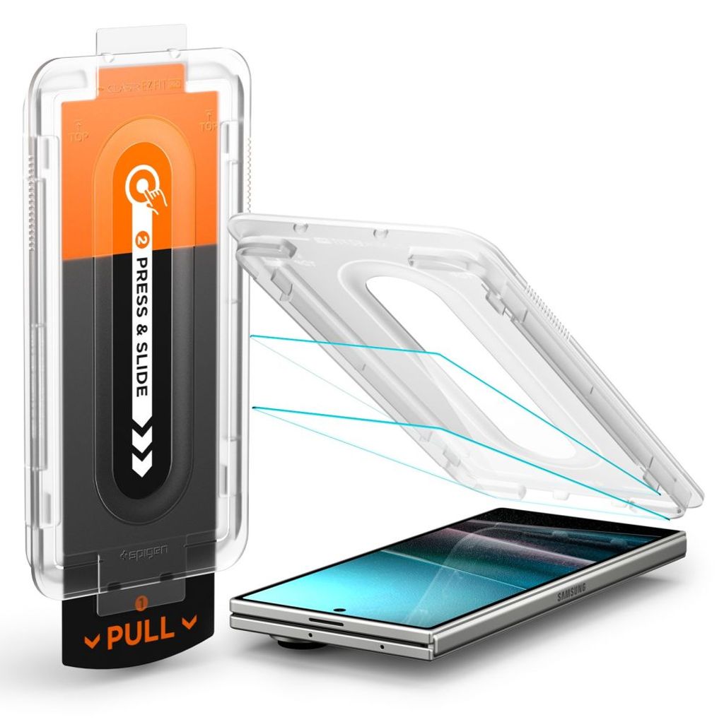 Spigen Glas.tR EZ Fit Pro HD 2-pack Skjermbeskytter til Samsung Galaxy Z Fold 7