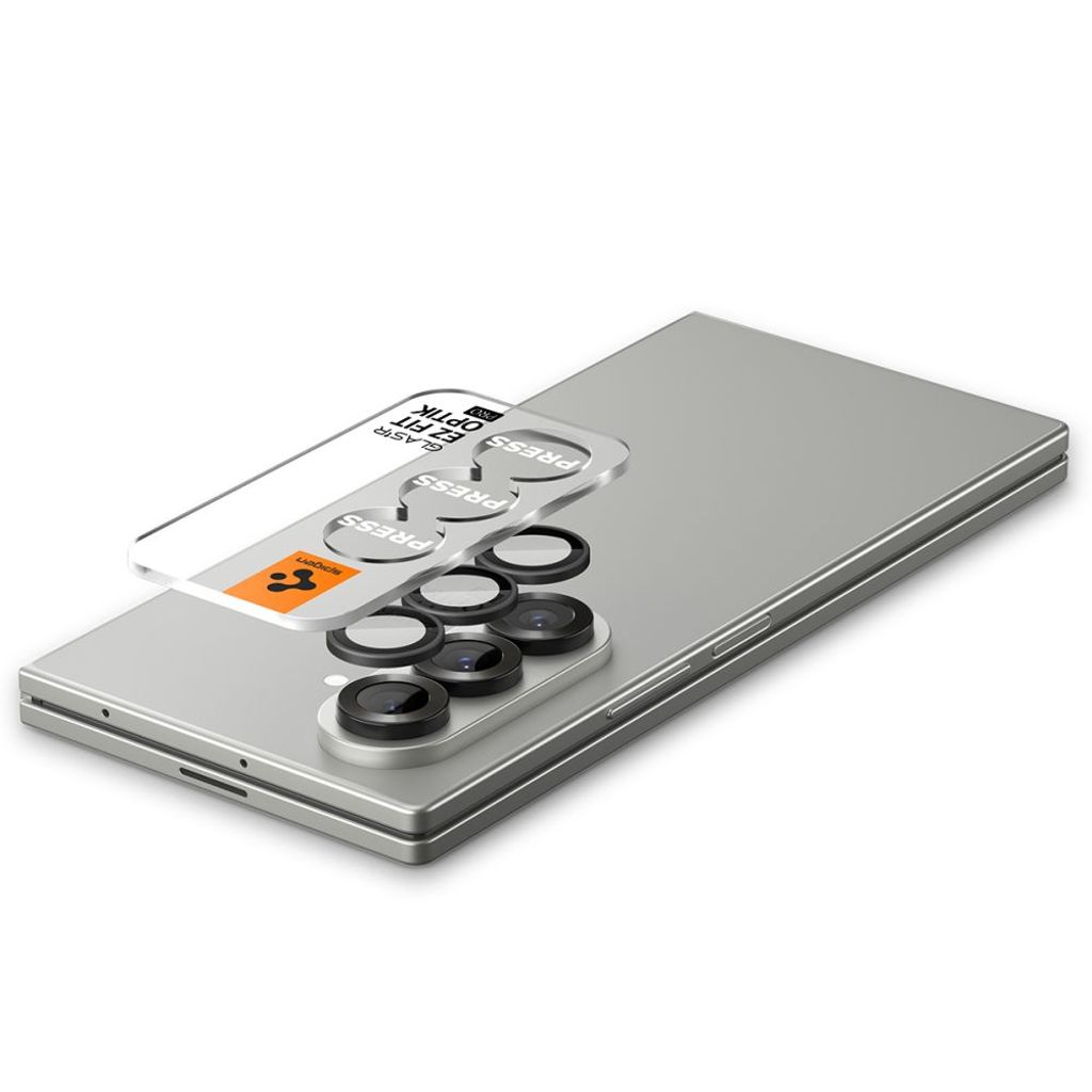 Spigen Optik Pro HD Glas.TR EZ Fit Linsskydd för Samsung Galaxy Z Fold 7, 2-pack