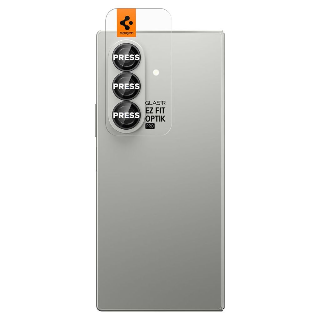 Spigen Optik Pro HD Glas.TR EZ Fit Linsskydd för Samsung Galaxy Z Fold 7, 2-pack