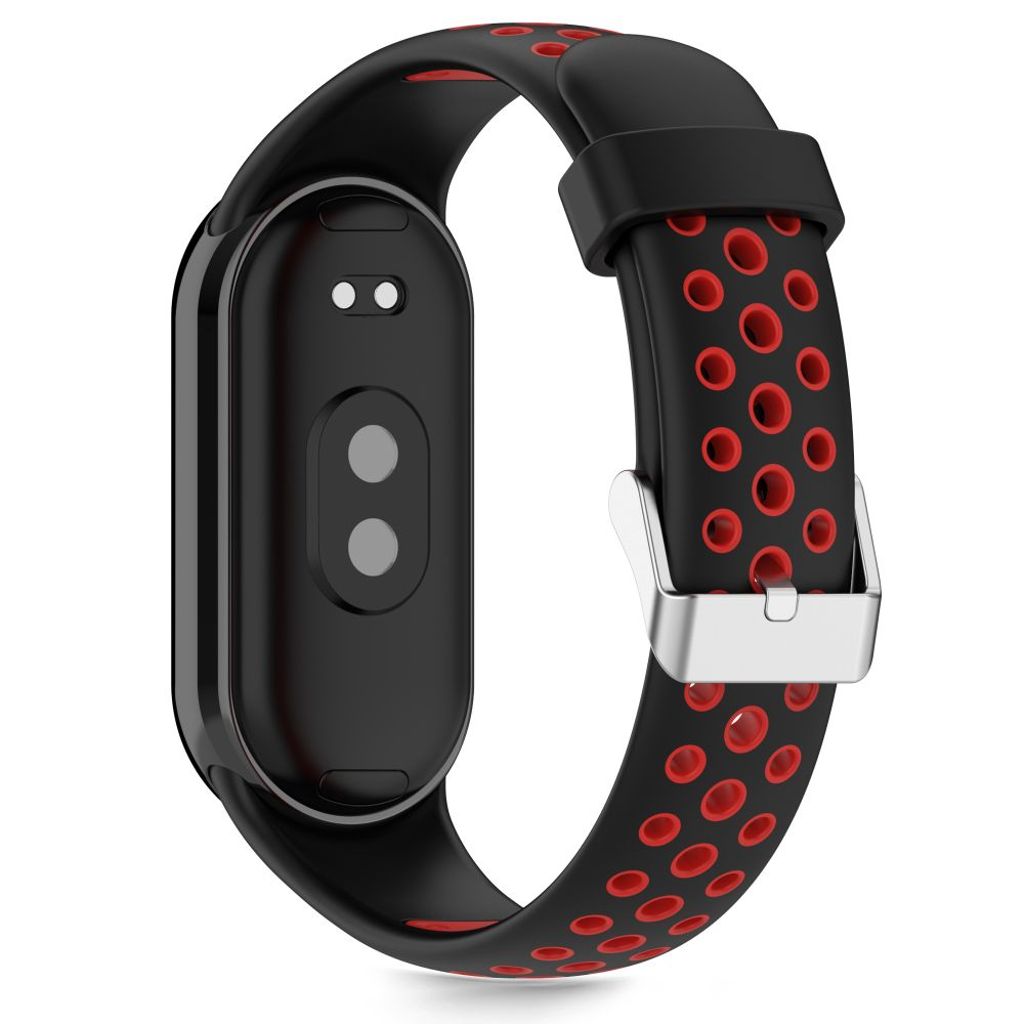 Tech-Protect IconBand Air Kockarmband Xiaomi Smart Band 8/9/10/NFC - Svart/Röd