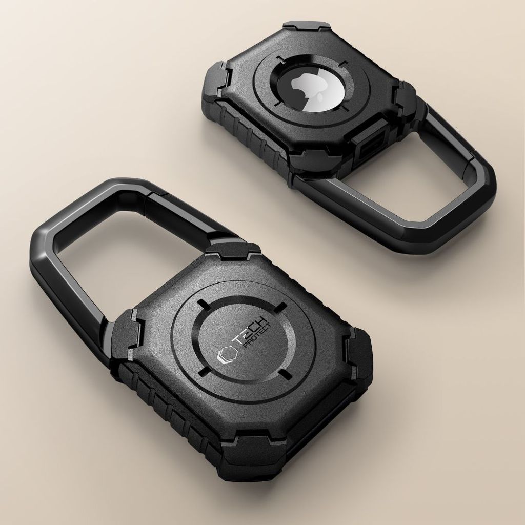 Tech-Protect Kevlar Kuori Apple AirTag 1/2 – Musta