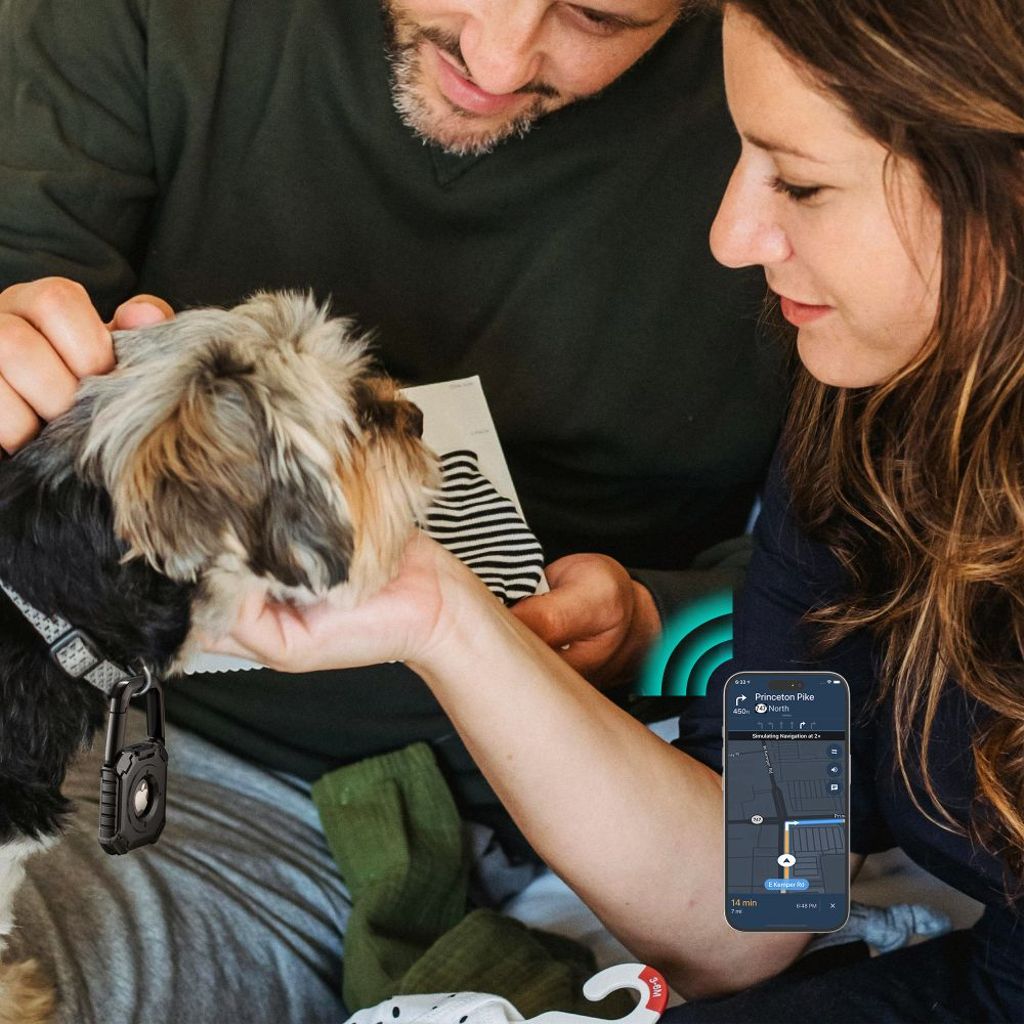 Tech-Protect Kevlar Kuori Apple AirTag 1/2 – Musta