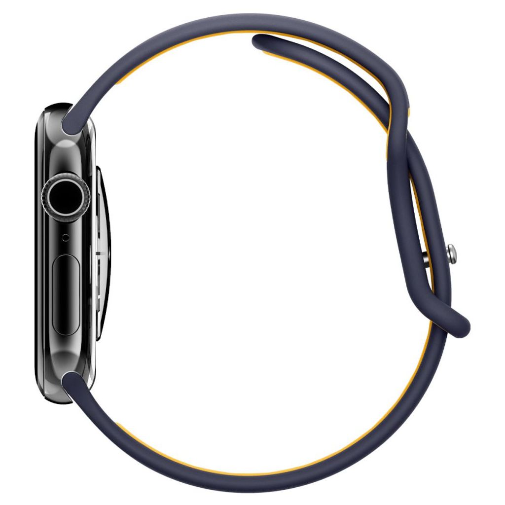 Spigen Nano Pop Klokkereim til Apple Watch 44/45/46/49 mm - Blå/Gul