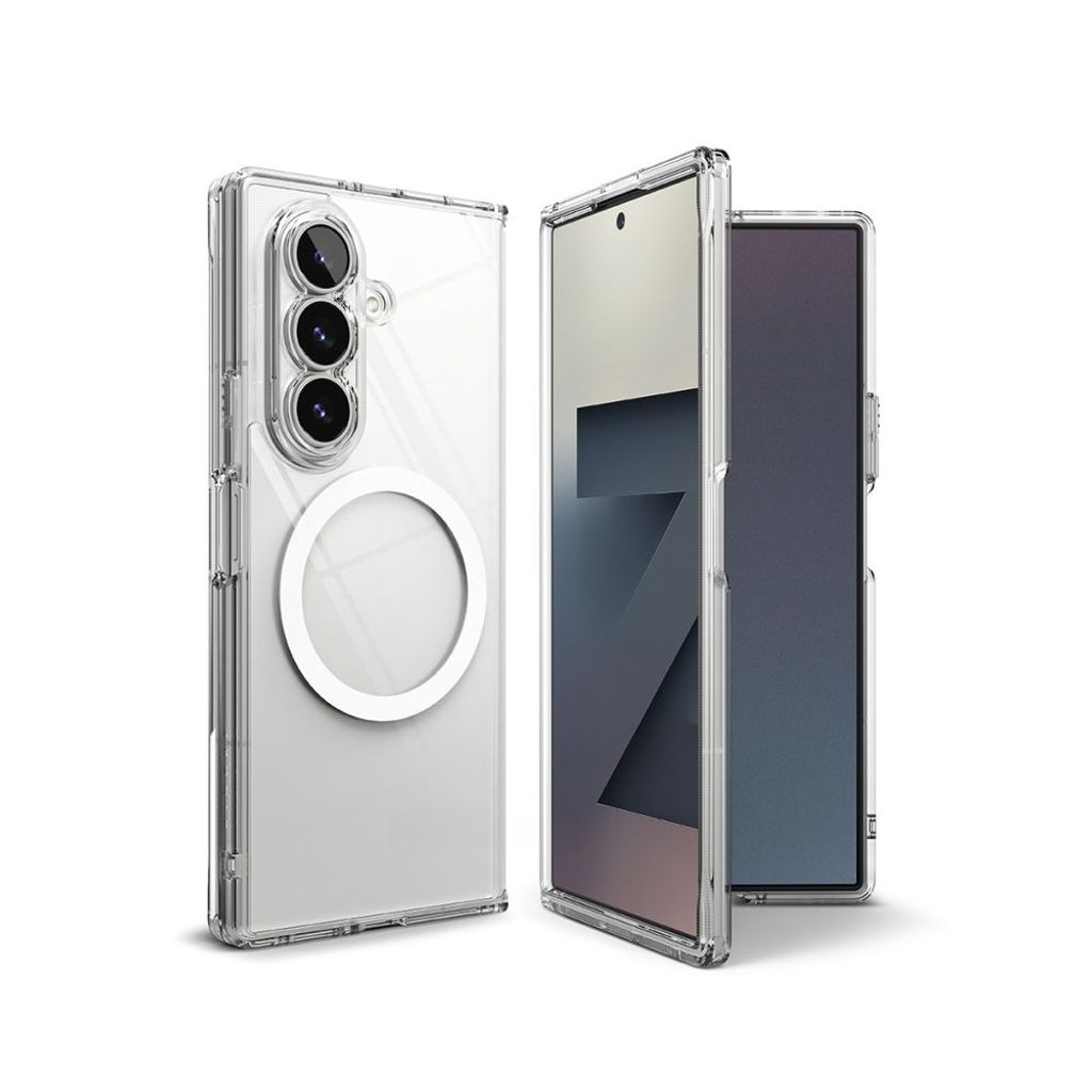 Ringke Fusion MagSafe Cover til Samsung Galaxy Z Fold 7 - Gennemsigtig