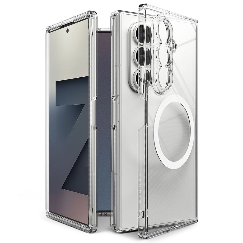 Ringke Fusion MagSafe Cover til Samsung Galaxy Z Fold 7 - Gennemsigtig