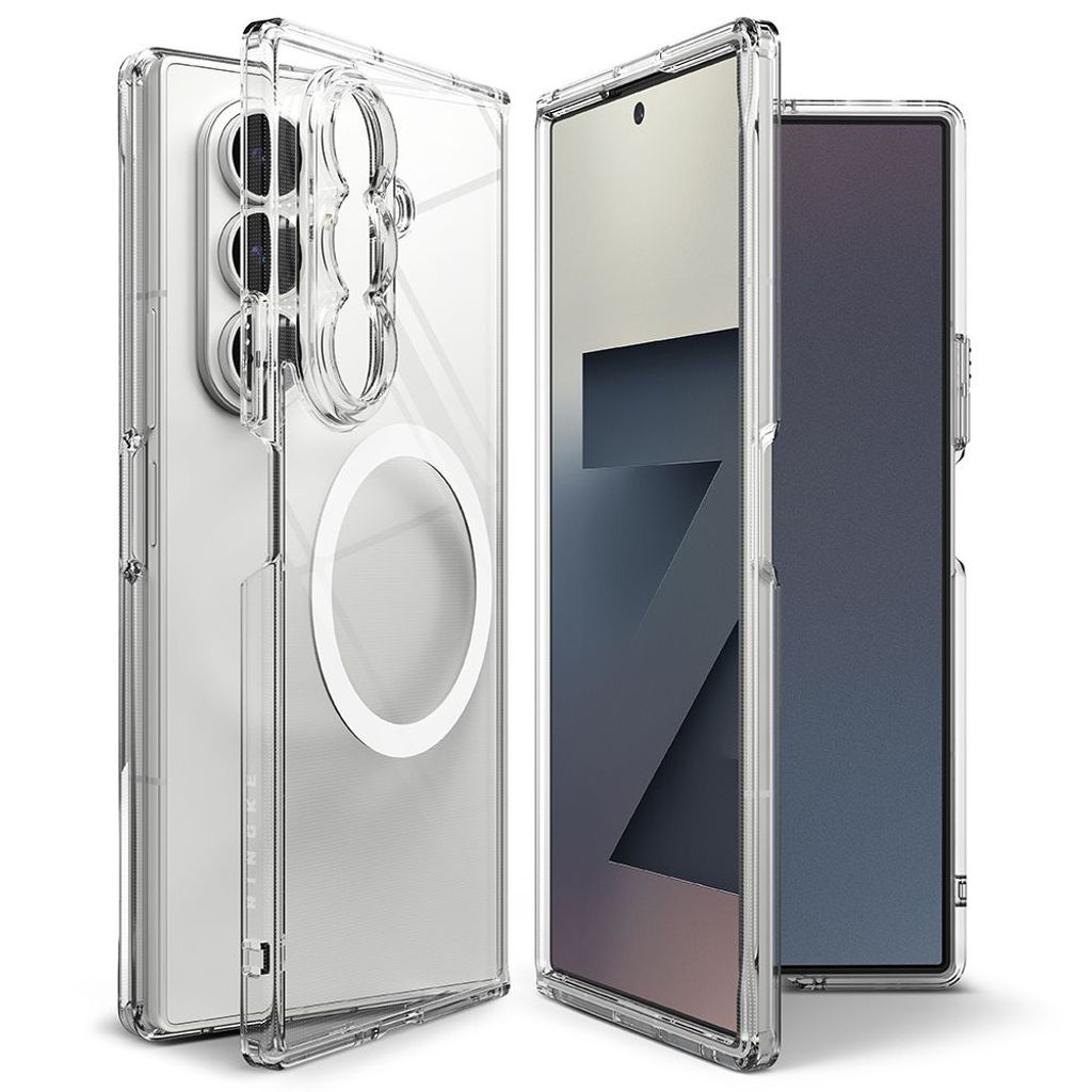 Ringke Fusion MagSafe Cover til Samsung Galaxy Z Fold 7 - Gennemsigtig
