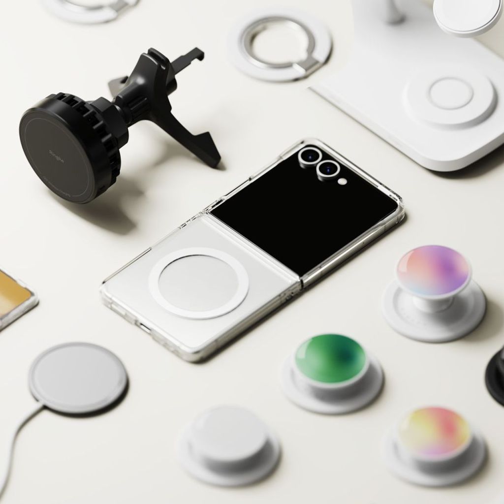 Ringke Fusion MagSafe Kuori Samsung Galaxy Z Flip 7 - Läpinäkyvä