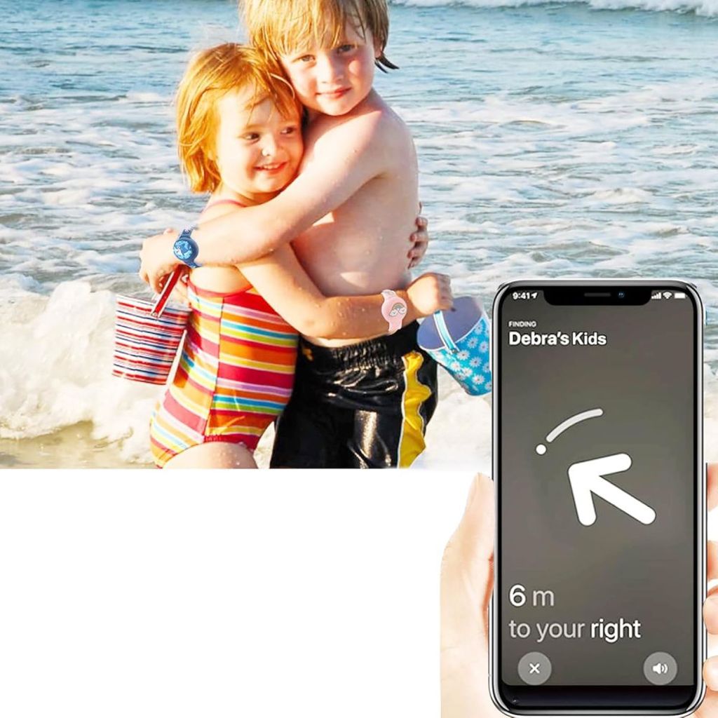 Tech-Protect Smooth 2-pakkaus Kuori Apple AirTag 1/2 Lapset – Monivärinen