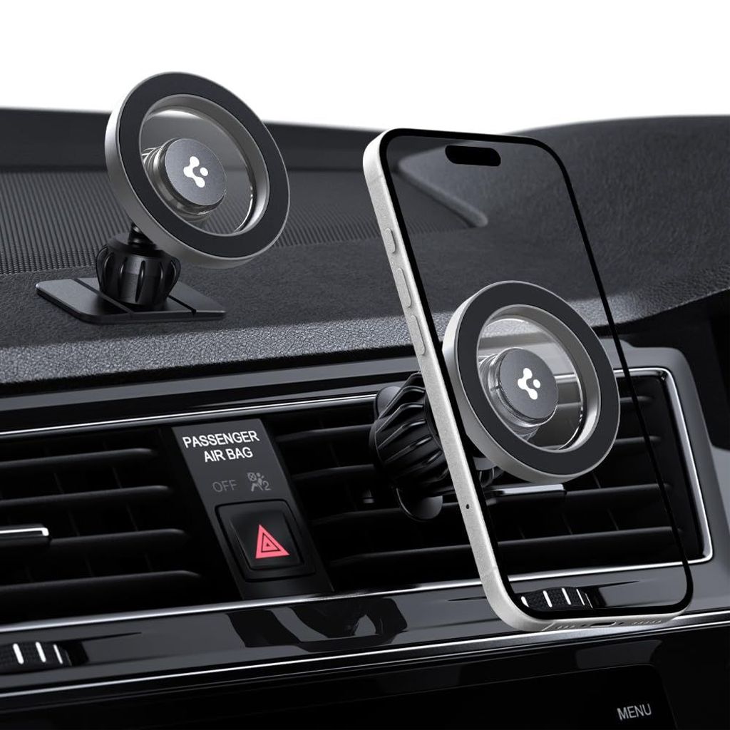 Spigen MFT13 MagSafe telefonhållare för Bil – Silver