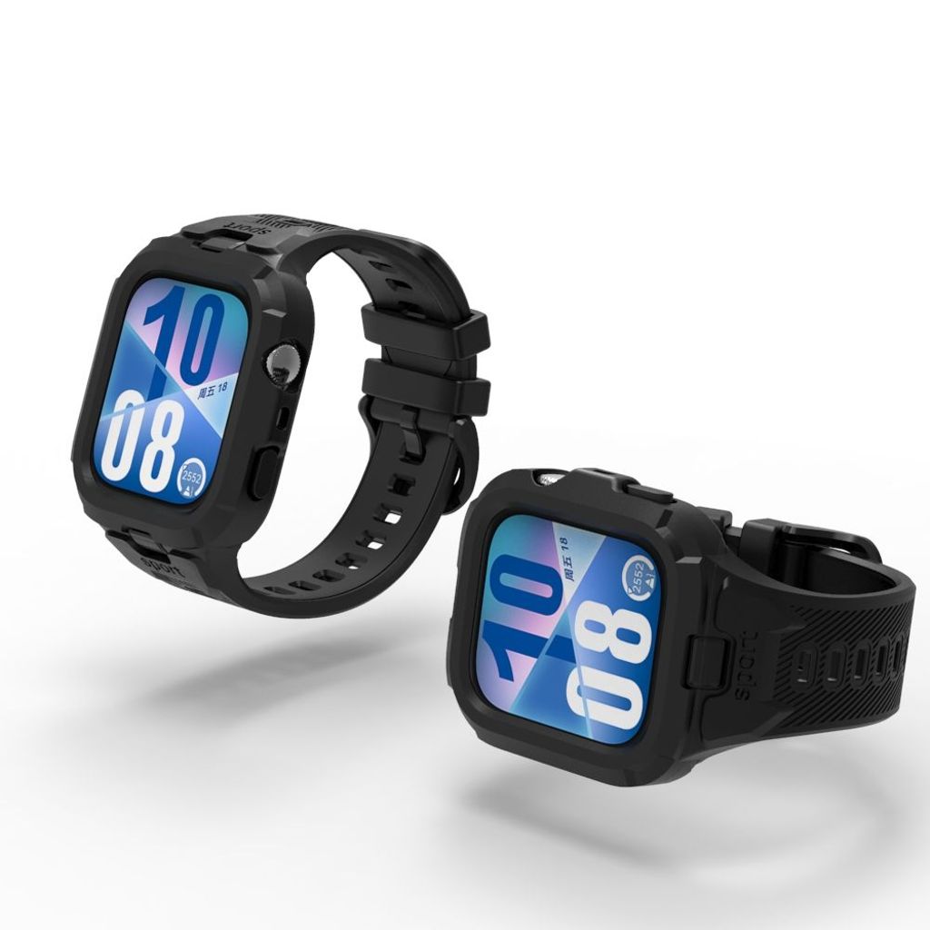 Tech-Protect Armor Kockarmband till Huawei Watch Fit 3/4/4 Pro - Svart