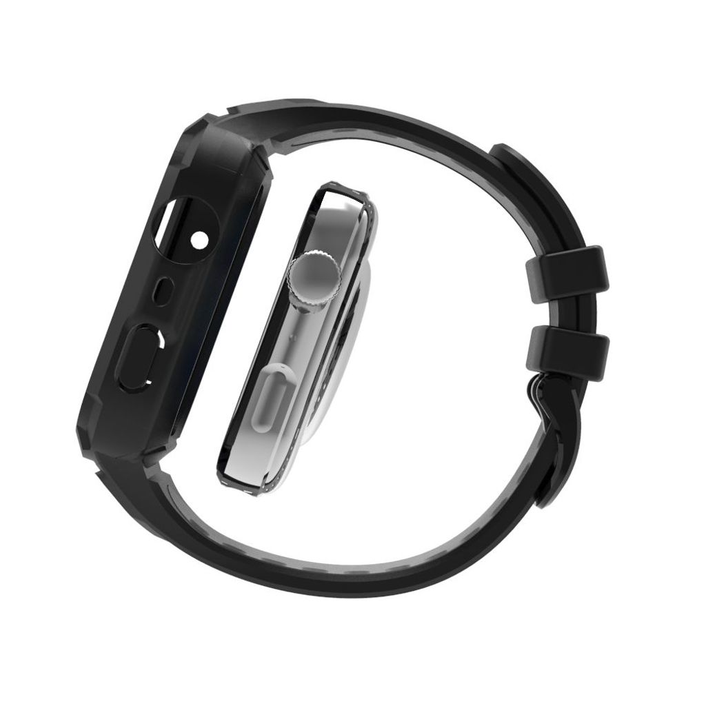 Tech-Protect Armor Kockarmband till Huawei Watch Fit 3/4/4 Pro - Svart