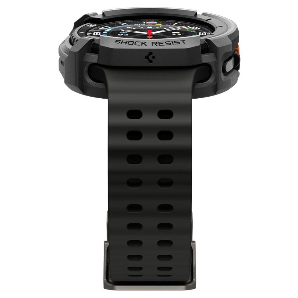 Spigen Rugged Armor Kuori Samsung Galaxy Watch 8 Classic 46mm - Musta
