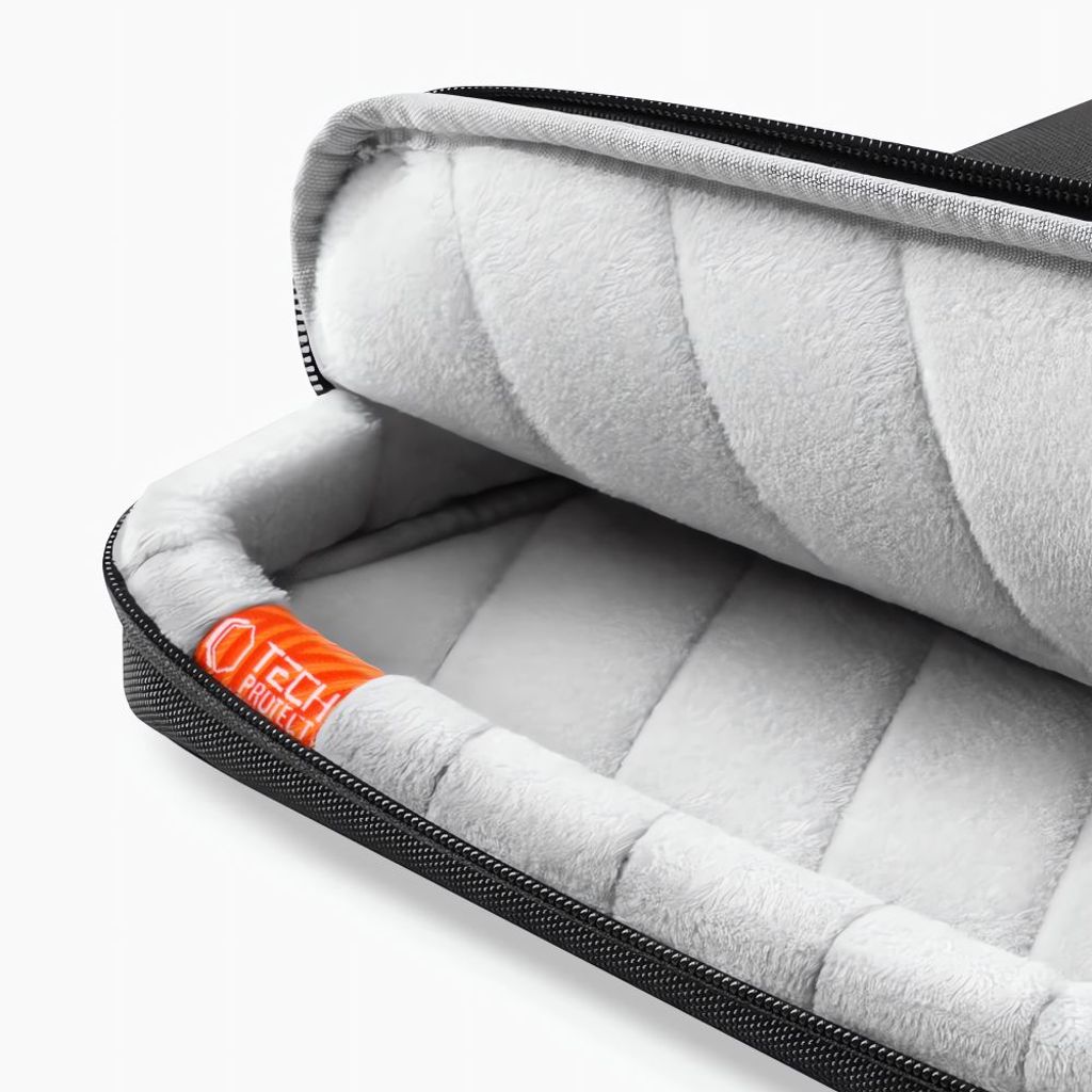 Tech-Protect Defender Laptop Bag 13-14" – Black / Orange
