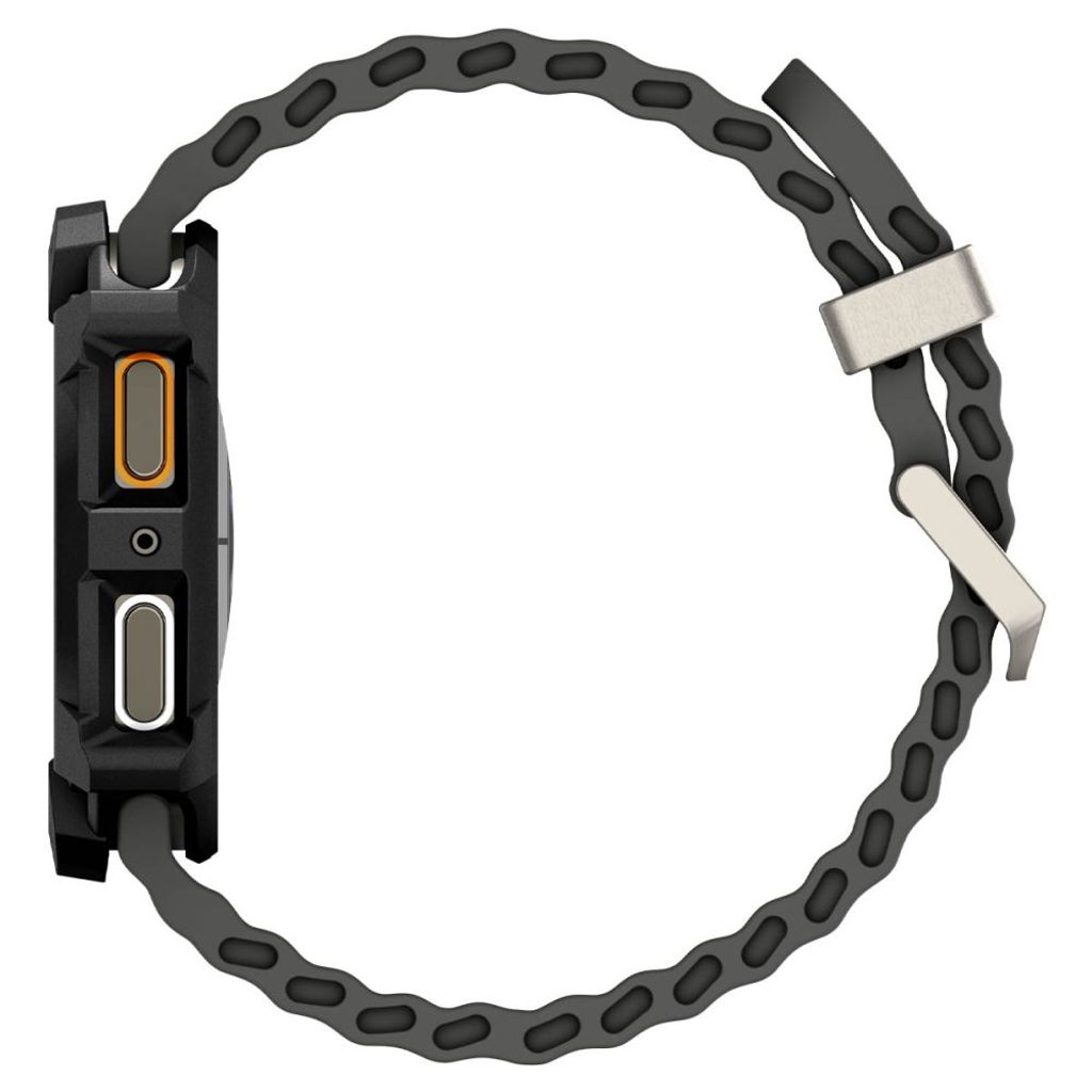 Spigen Rugged Armor Deksel til Samsung Galaxy Watch 8 44mm - Svart