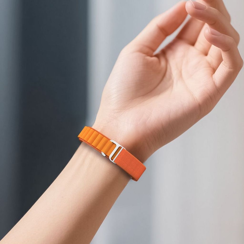 Tech-Protect Nylon Pro Kockarmband till Xiaomi Smart Band 8/9/10/NFC - Orange