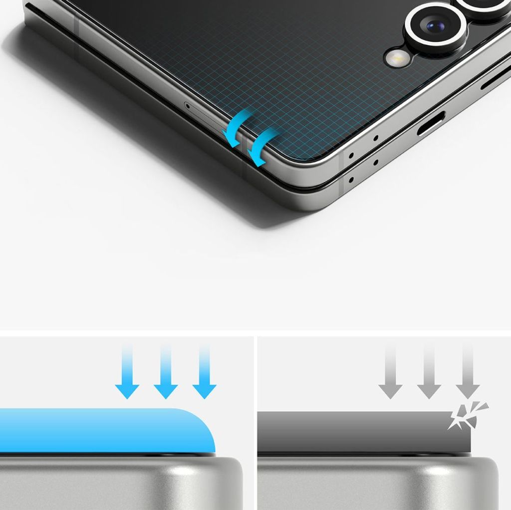 Ringke Protector Pro 3-in-1 Set Näytönsuoja Samsung Galaxy Z Flip 7