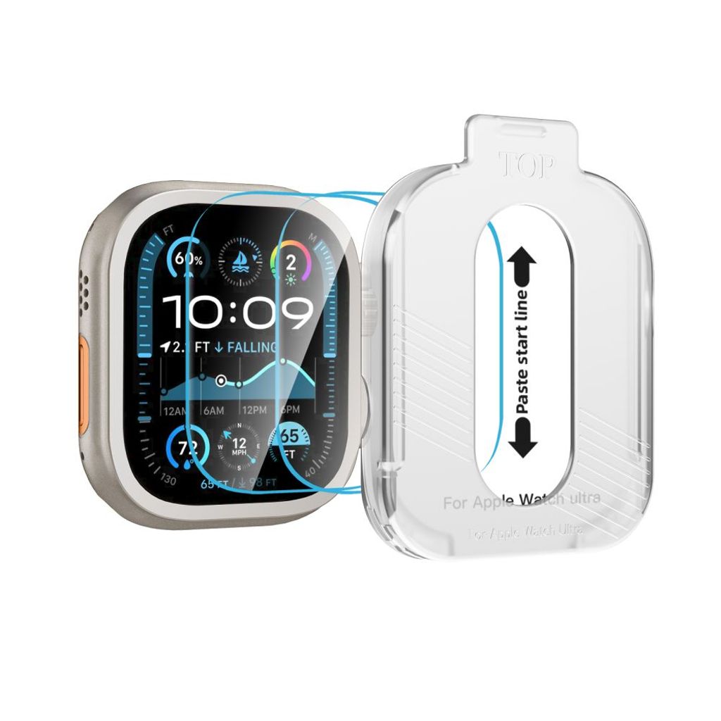Tech-Protect Easy Set+ Näytönsuoja Apple Watch Ultra 1/2 49mm, 2-pakkaus