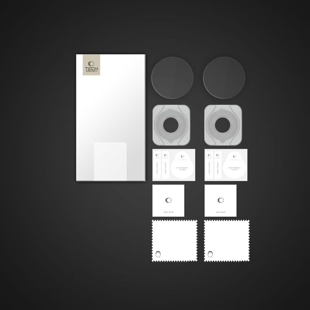 Tech-Protect Easy Set+ Skærmbeskyttelse til Huawei Watch GT 5 41 mm, 2-pak