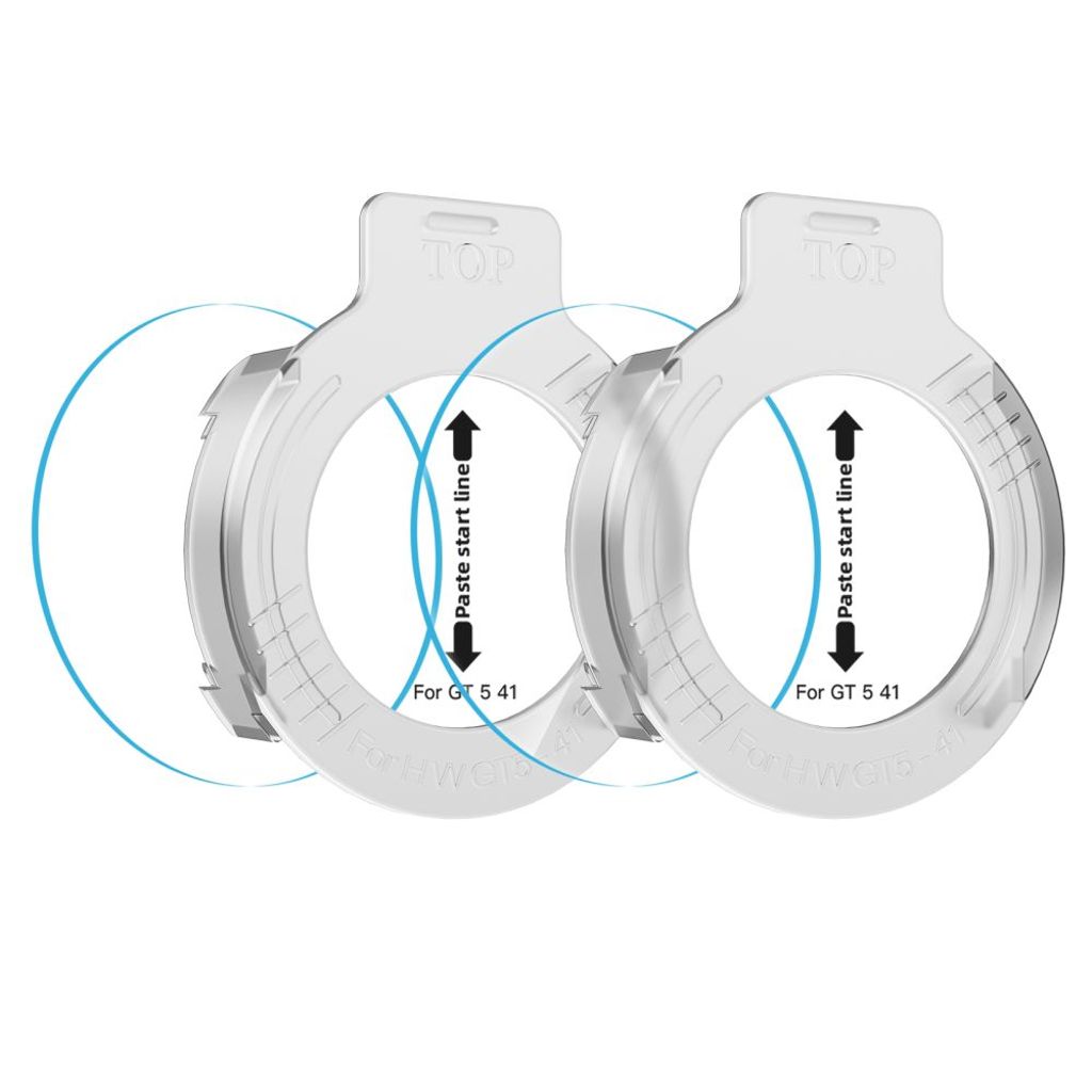 Tech-Protect Easy Set+ Skærmbeskyttelse til Huawei Watch GT 5 41 mm, 2-pak