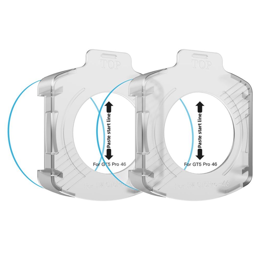 Tech-Protect Easy Set+ Skærmbeskyttelse til Huawei Watch GT 5 Pro, 2-pak