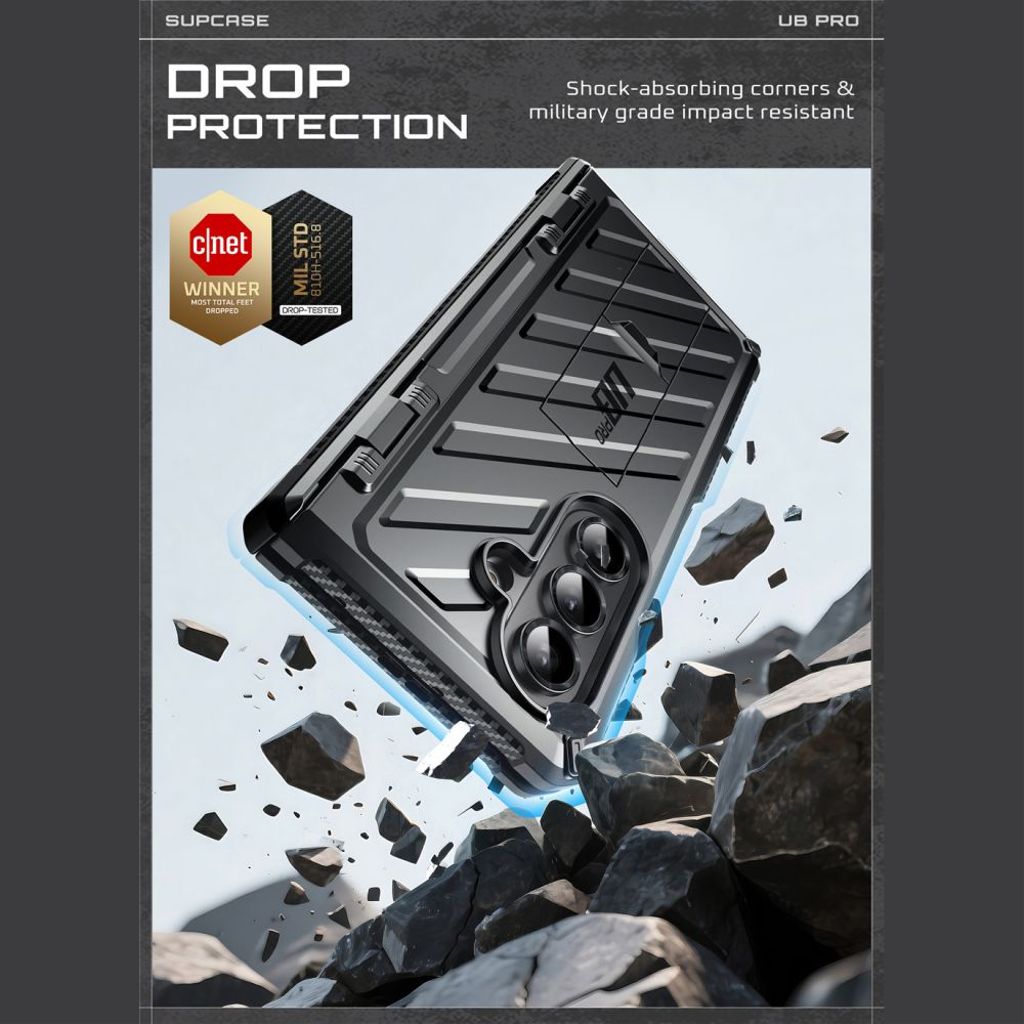 Supcase Unicorn Beetle Pro Cover til Samsung Galaxy Z Fold 7 - Sort