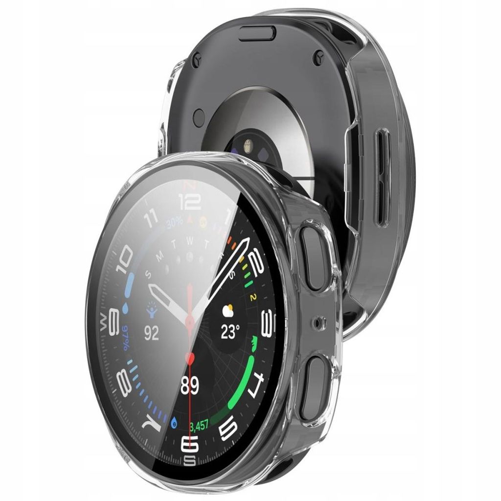 Tech-Protect Defense Kuori Samsung Galaxy Watch 8 44 mm - Läpinäkyvä
