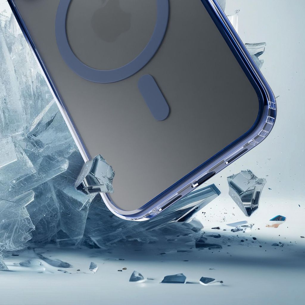 3mk Frosty MagSafe Cover till iPhone 17 - Blå