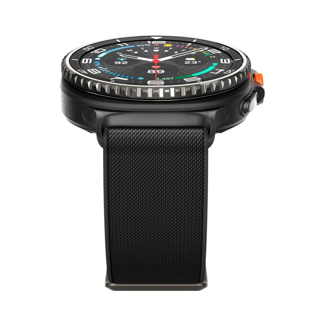 Spigen Fit Lite Urrem til Samsung Galaxy Watch 40/44/46 mm - Sort