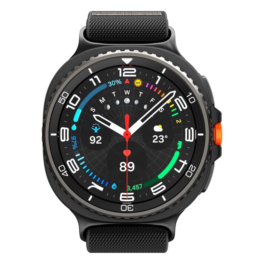 Spigen Fit Lite Urrem til Samsung Galaxy Watch 40/44/46 mm - Sort