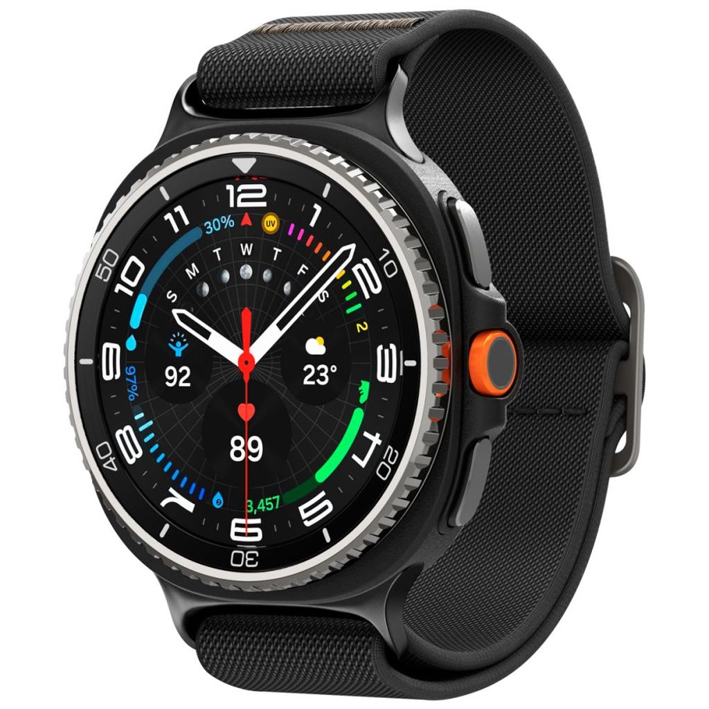 Spigen Fit Lite Urrem til Samsung Galaxy Watch 40/44/46 mm - Sort