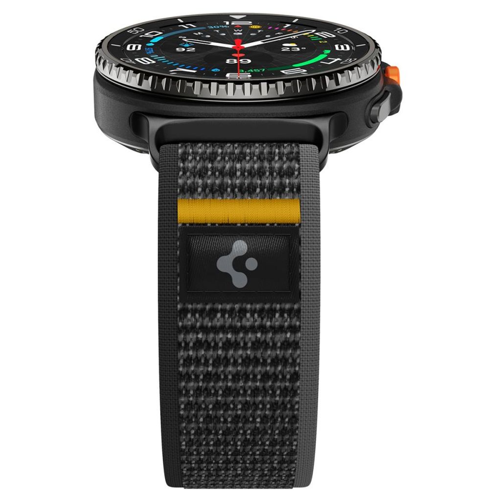 Spigen Athlex Air Urrem til Samsung Galaxy Watch 40/44/46mm - Sort/Gul