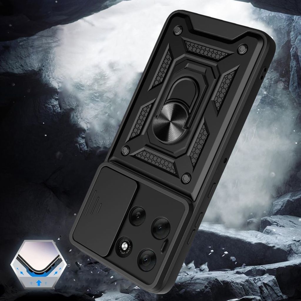 Tech-Protect CamShield Pro Cover til Motorola Moto G86 5G - Sort