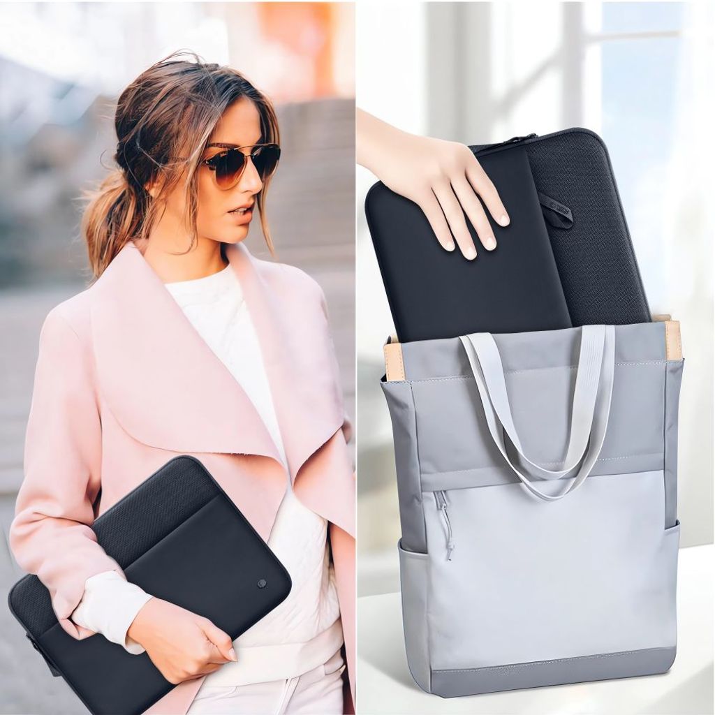 Tech-Protect Sleeve laptop-etui 13-14" – blå