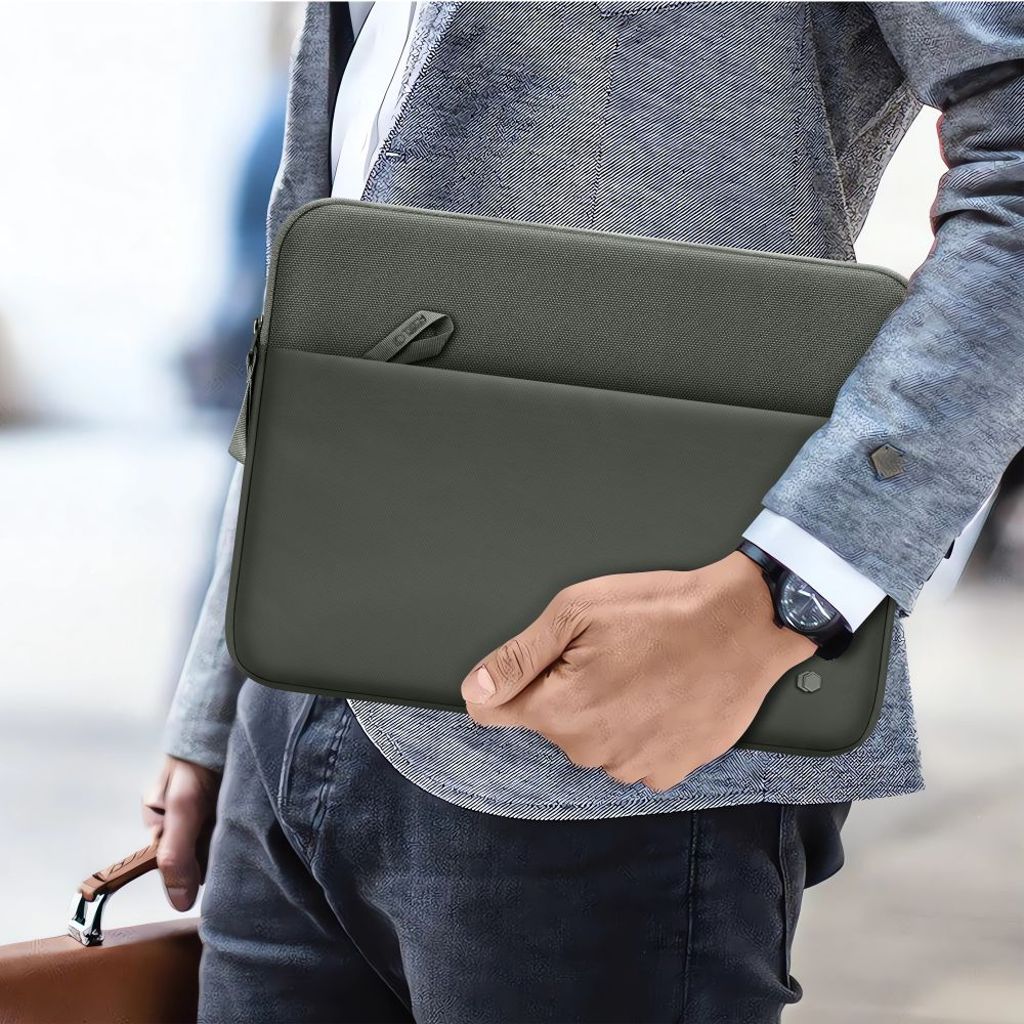 Tech-Protect Sleeve laptopfodral 13-14" – grön