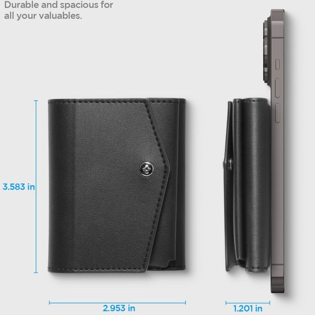 Spigen Valentinus Pro MagSafe -korttikotelo – musta