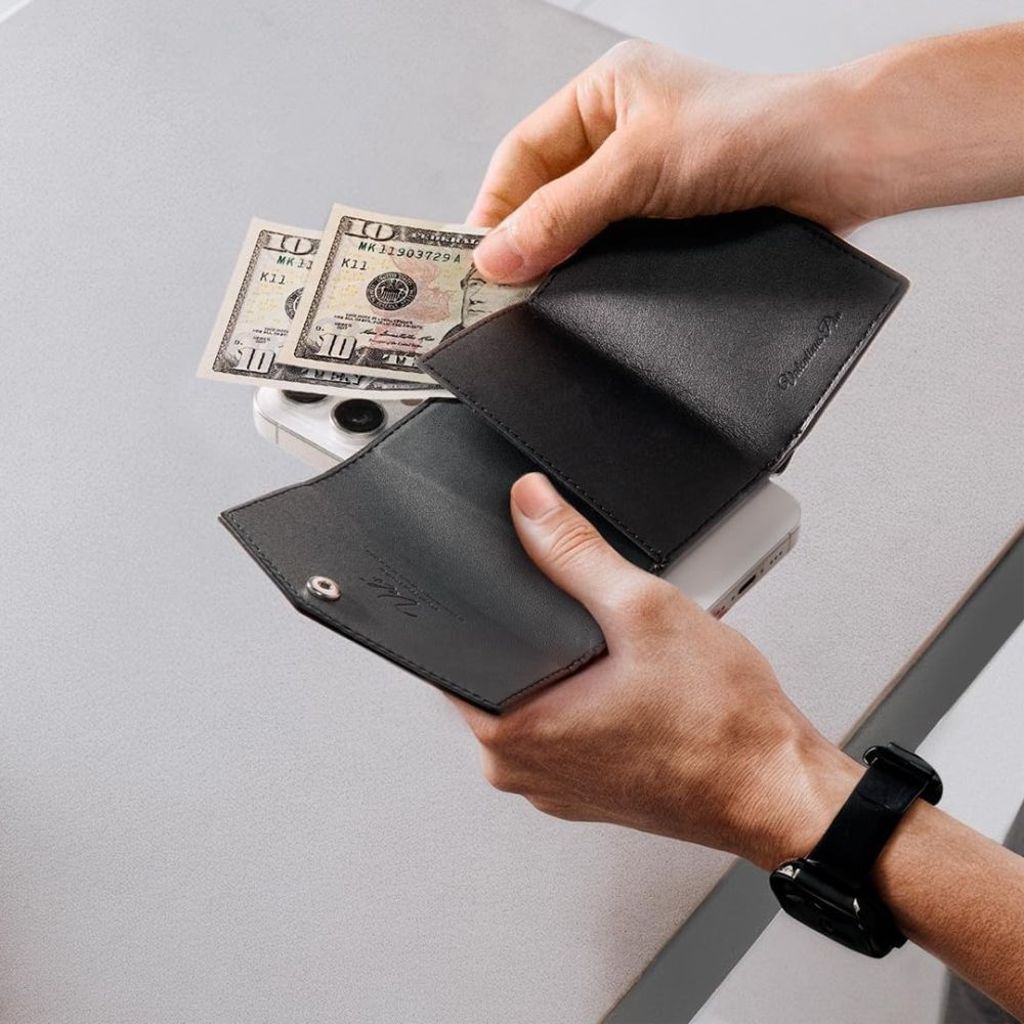 Spigen Valentinus Pro MagSafe -korttikotelo – musta