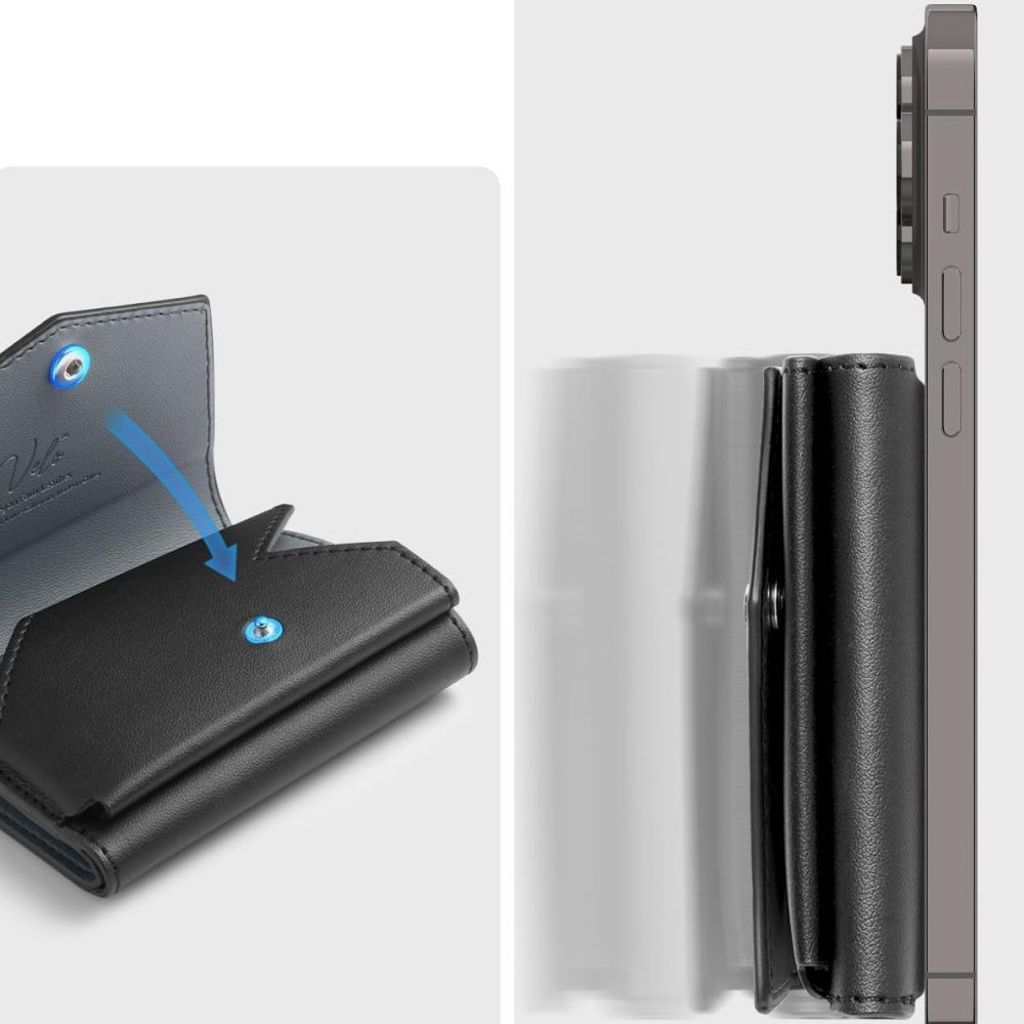 Spigen Valentinus Pro MagSafe -korttikotelo – musta