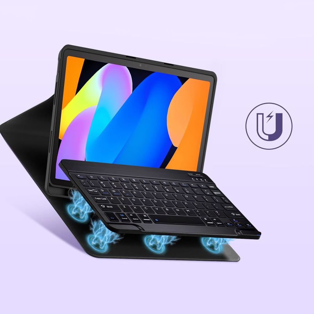 Tech-Protect SC Pen med tastatur Etui til Lenovo Idea Tab 11" - Svart
