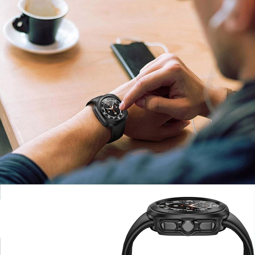 Tech-Protect Defense Skal till Samsung Galaxy Watch 8 46mm - Svart