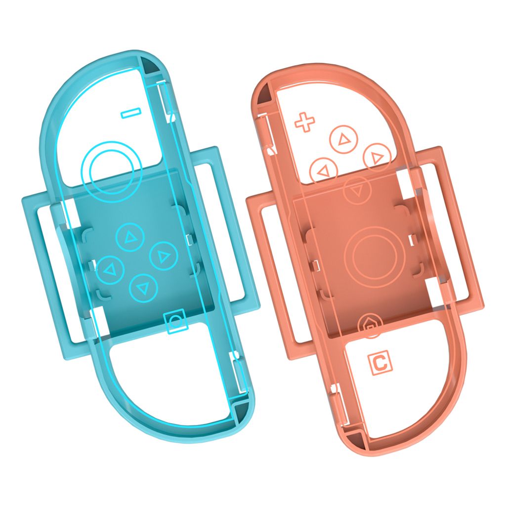 23-in-1 -lisävarustesetti Nintendo Switch 2:lle - oranssi/sininen