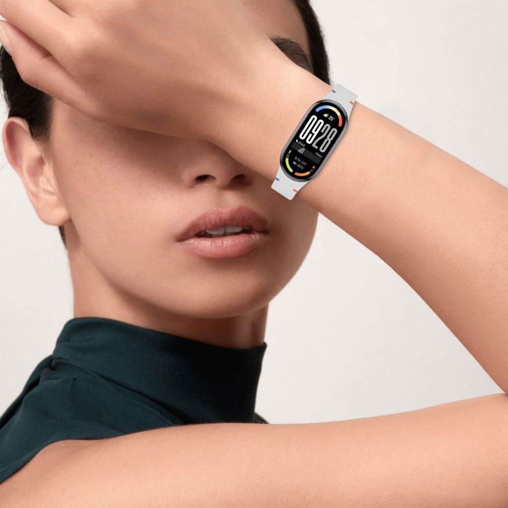 Tech-Protect Silicone Sport Kockarmband till Xiaomi Smart Band 8/9/10/NFC - Blå