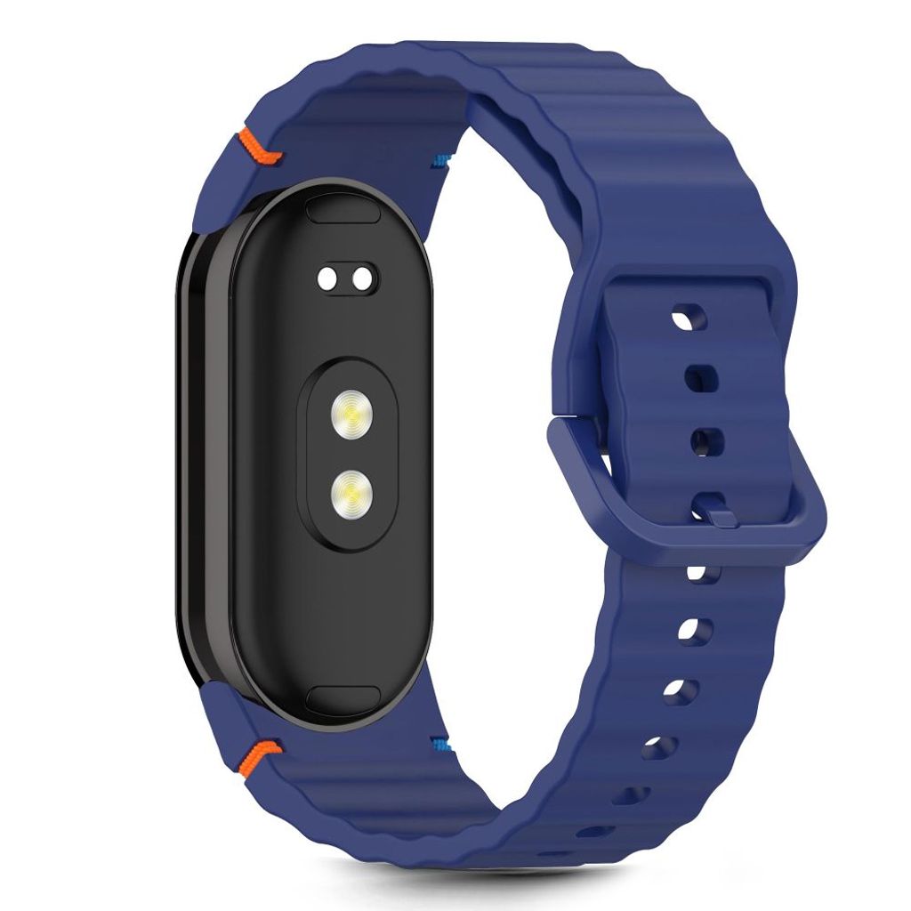 Tech-Protect Silicone Sport Kockarmband till Xiaomi Smart Band 8/9/10/NFC - Blå
