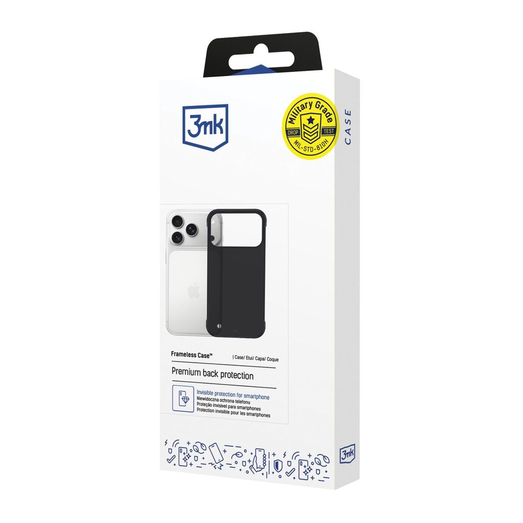 3mk Just20g MagSafe Cover till iPhone 17 Pro - Sort