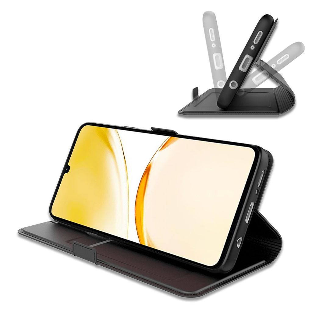 Xiaomi Poco C85x 5G/Redmi A7 Pro Fodral Kortfack Stötsäker - Svart