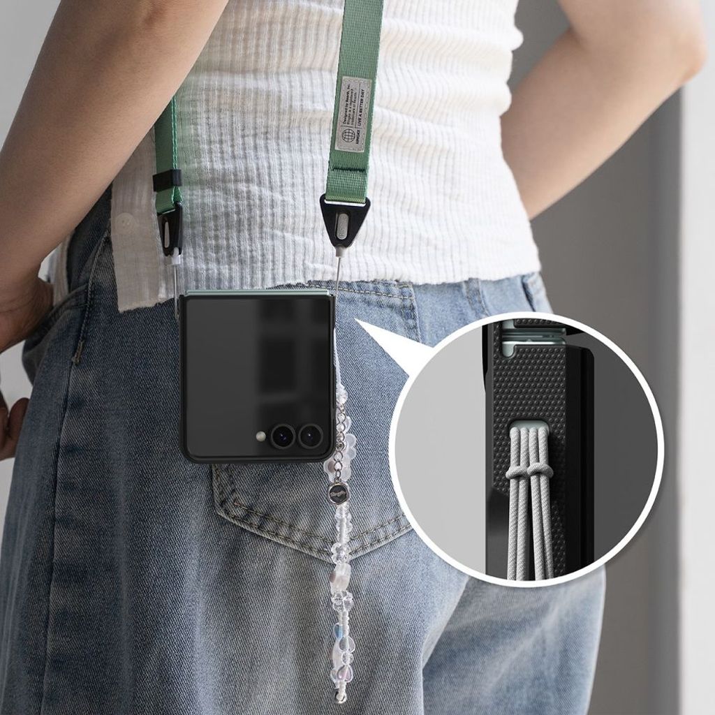 Ringke Onyx Kuori Samsung Galaxy Z Flip 7 - Musta