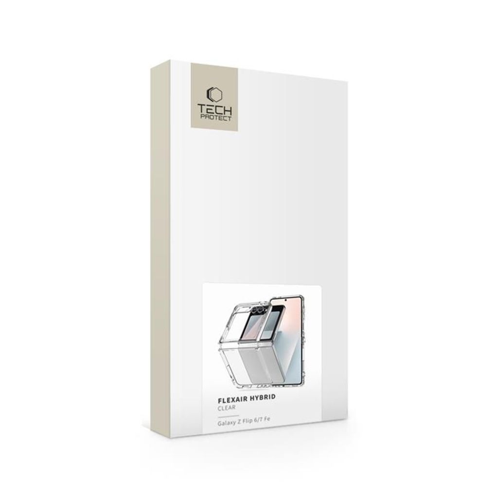 Tech-Protect FlexAir Hybrid Kuori Samsung Galaxy Z Flip 6/7 FE - Läpinäkyvä
