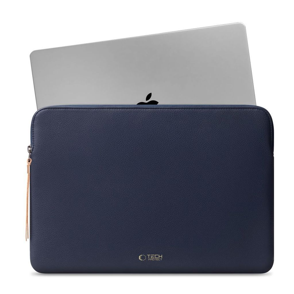 Tech-Protect Fleece laptopfodral 13-14" – blå