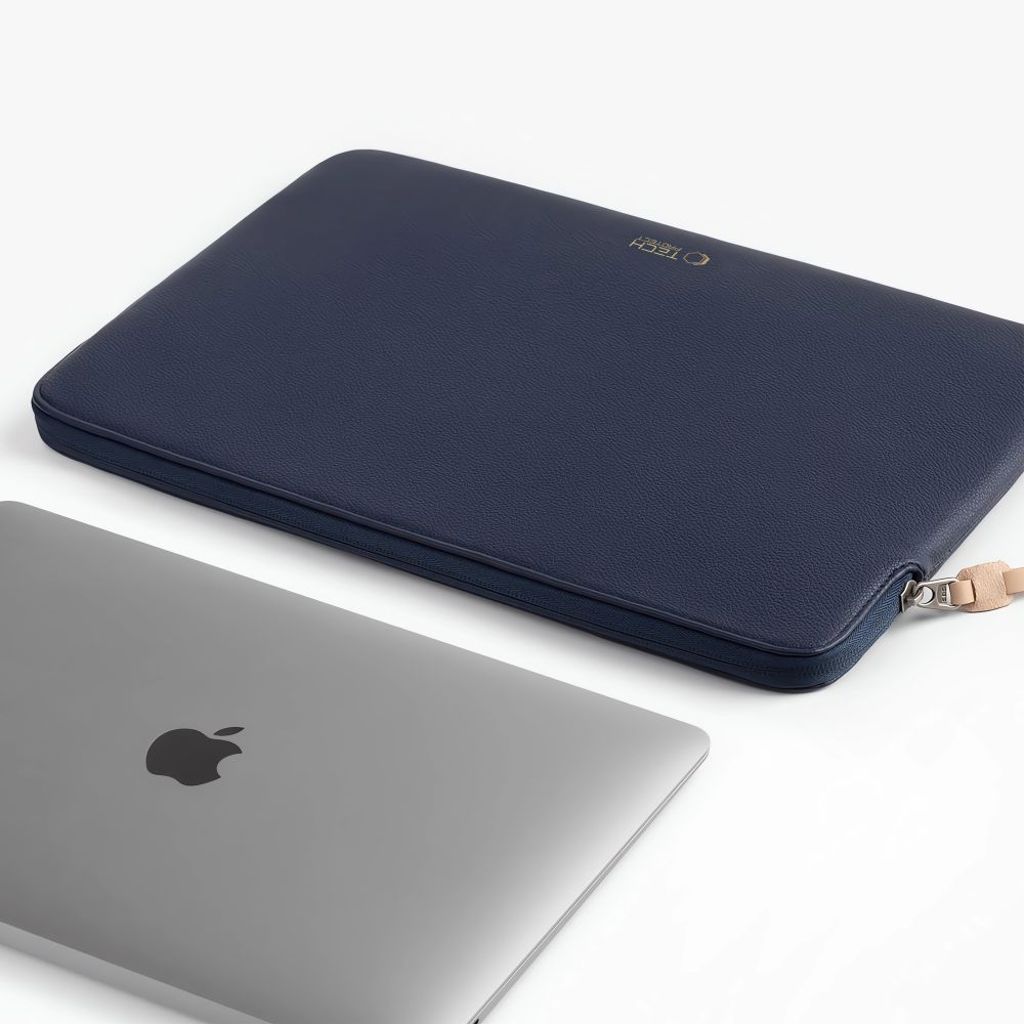 Tech-Protect Fleece laptopfodral 13-14" – blå