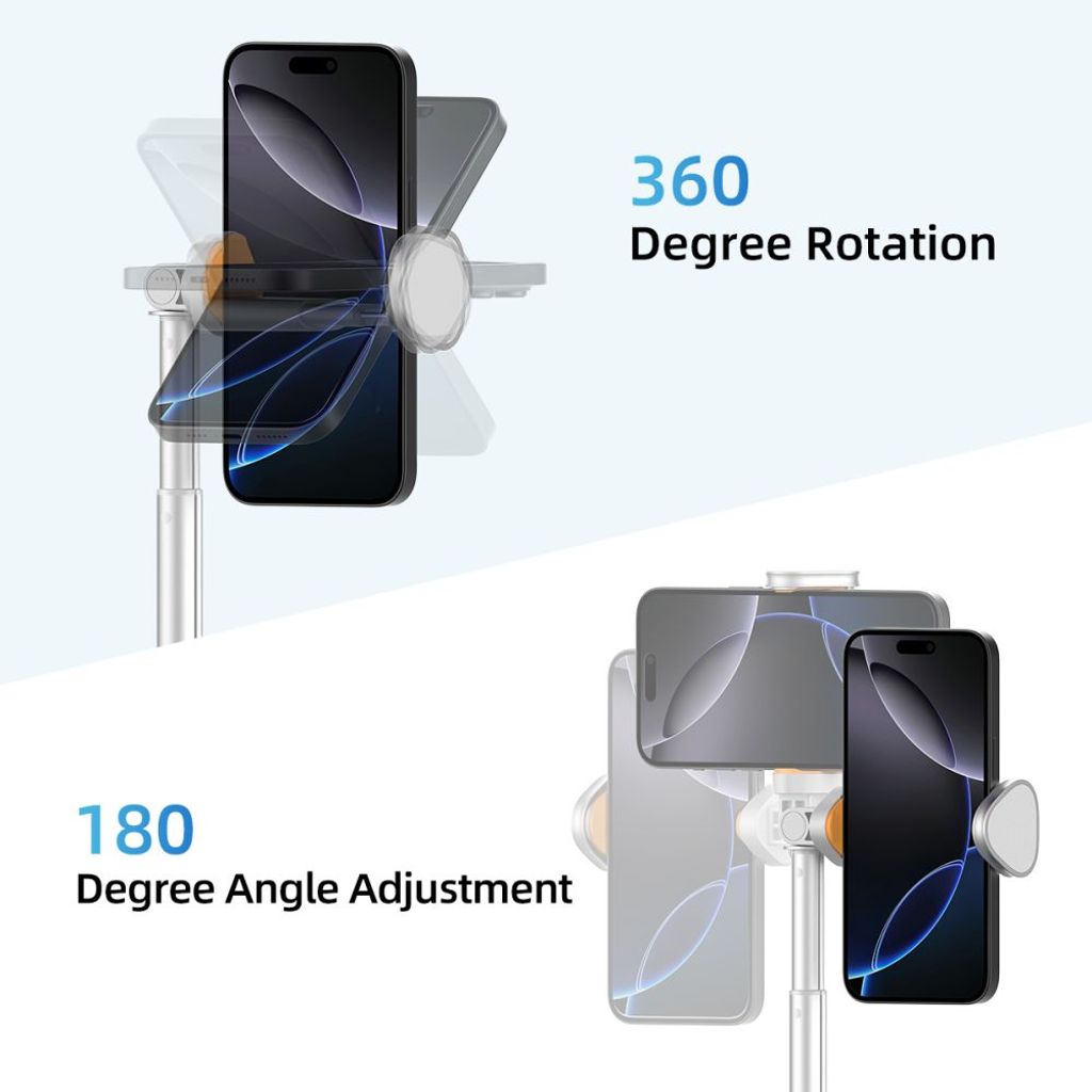 Tech-Protect L09S selfie stick with tripod – white